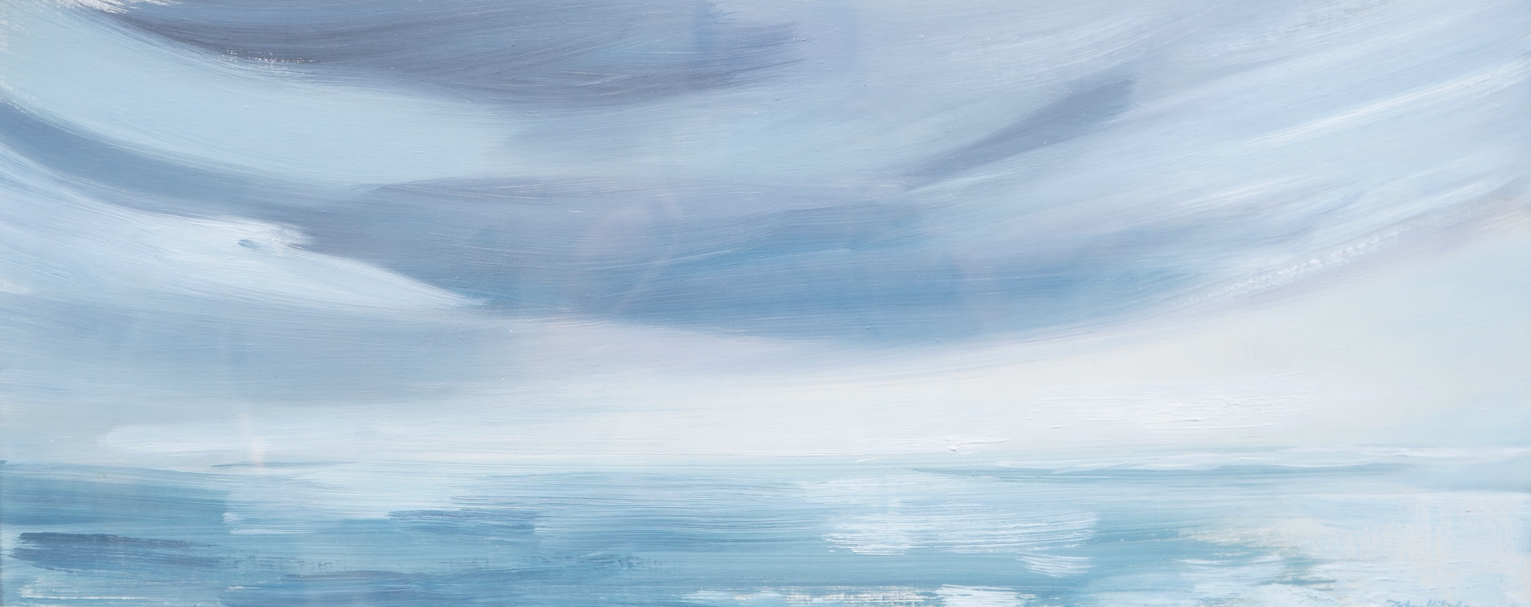 John Hitchens, (b. 1940), 'Clouds Sweeping Low'